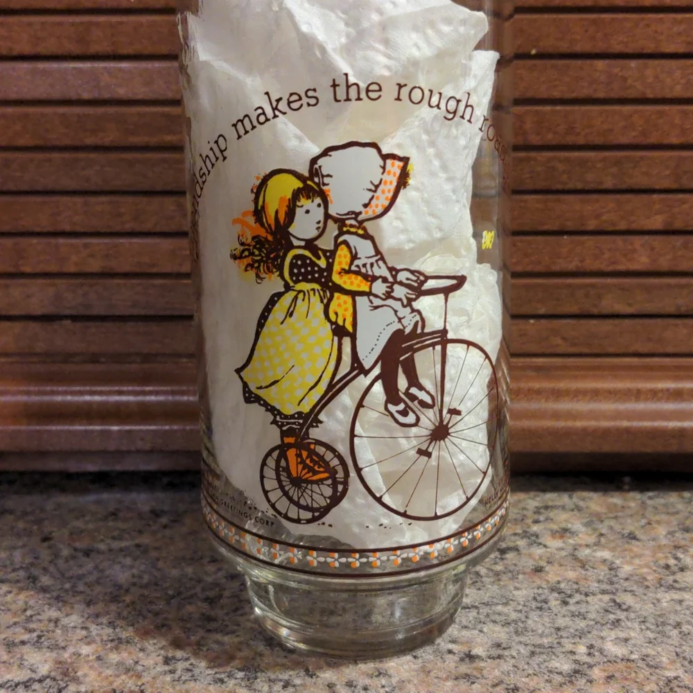 Vintage Holly Hobbie Limited Edition Coke Collectors Glasses- Set of 5